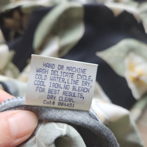 Nani Hawaii Tropical Floral 2 Piece Maxi Dress Button-Up Shirt Multicolor - Picture 11 of 11